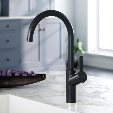 310720300 Eclipse, Смеситель для кухни Damixa, черный