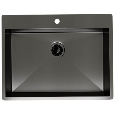 Кухонная мойка Reflexion Iseo RX2265BL оружейная сталь