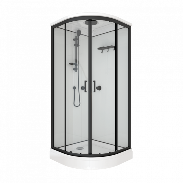 Душевая кабина Тритон Щ0000071582  Прайм-Блэк 90*90 А