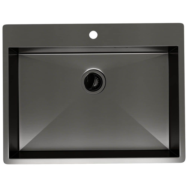 Кухонная мойка Reflexion Iseo RX2265BL оружейная сталь