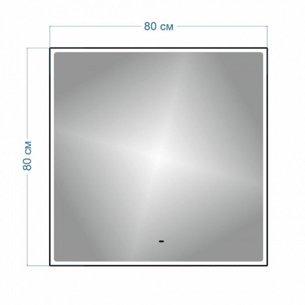 Зеркало Maretti Umbria UM148080P33EL 80x80 см