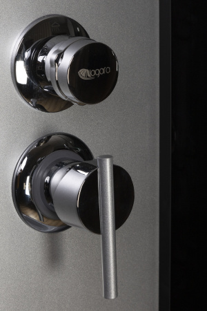 Душевая кабина Niagara Classic NG-2308-14BK (90х90х200) высокий поддон(40см),стекло матовое