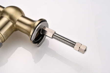 Смеситель для кухни Paulmark RETRO Re213226-BR, бронза