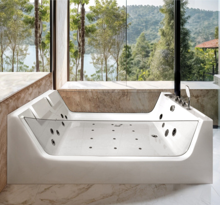 Ванна C-454A акриловая гидромассажная Ceruttispa (1700x1200x580)