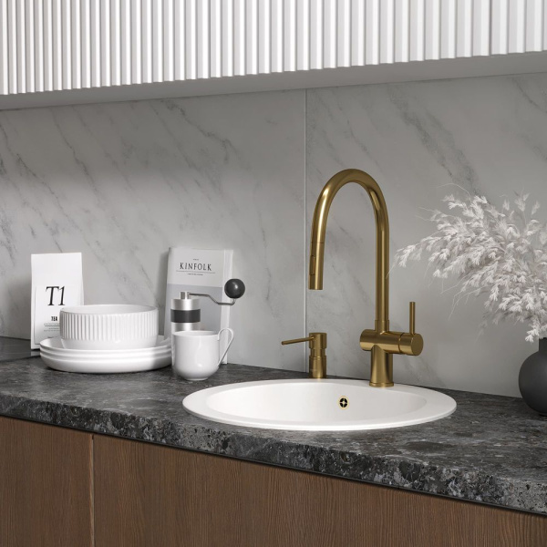 Кухонная мойка Reflexion Core RX1350WH, белый