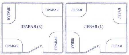 Душевой уголок Coliseum Satriya T-100 левая матовая