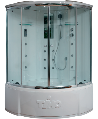 Душевая кабина Timo Lux T-7735 Clean Glass  135*135*230, турецкая баня хамам