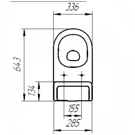 Унитаз напольный Cersanit Granta 031 KO-GRA031-3/6-DL-n-w