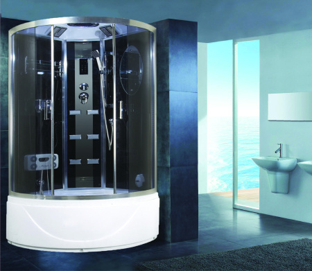 Душевая кабина Niagara Ultra NG-911-01 (115х115х220) высокий поддон(46см),стекло тонированное,4 места