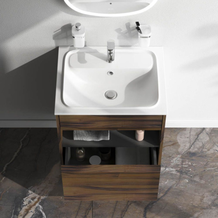 M8FFUX0601OF Func База под раковину AM.PM, 1 ящик (pull-out), 60 см, цвет дерево текстурир-ое