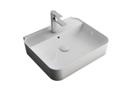 Раковина Isvea SistemaU 50 см накладная цвет белый 10PL53050SV