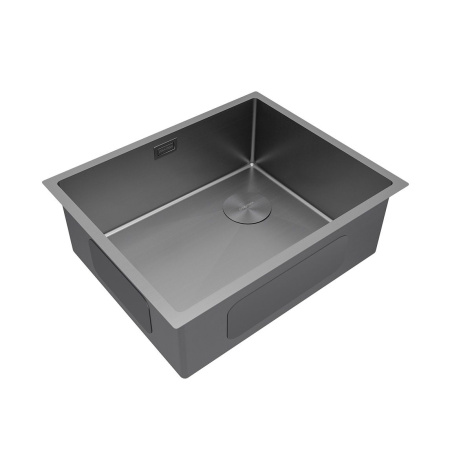 Мойка Paulmark NEXT-SKEW 54 UNI PM885444-MG 440х540х200 мм, нержавеющая сталь, матовый серый