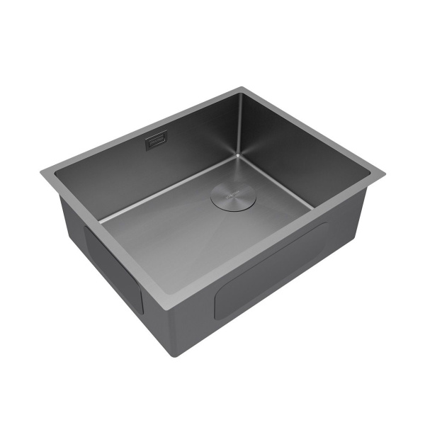 Мойка Paulmark NEXT-SKEW 54 UNI PM885444-MG 440х540х200 мм, нержавеющая сталь, матовый серый