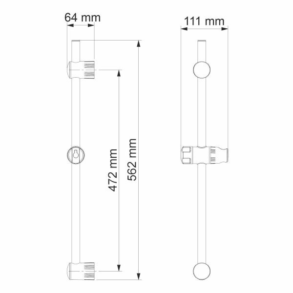 Стойка для душа Wasserkraft A012