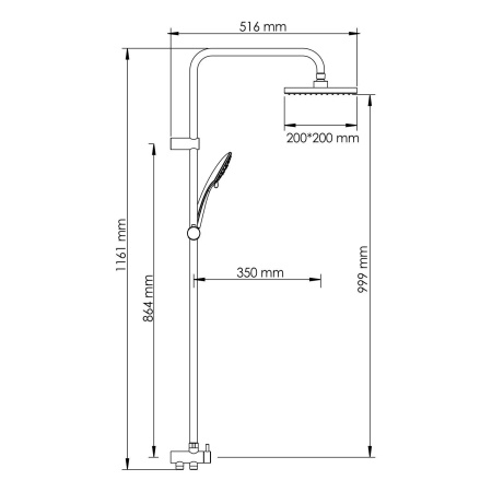 Душевая стойка Wasserkraft A017