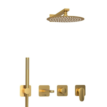 A3651.283.284.180.259.285.194.286 Встраиваемый комплект для ванны WasserKRAFT с верхней душевой насадкой, лейкой