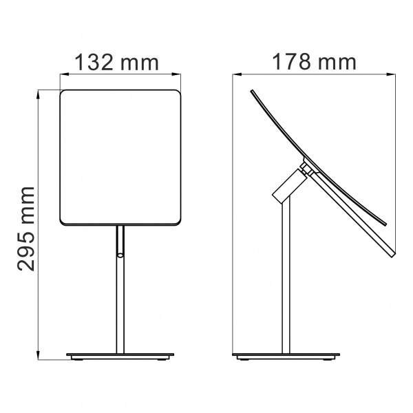 Зеркало с 3-х кратным увеличением WasserKRAFT K-1006