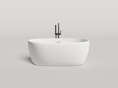 Ванна отдельностоящая Salini LUCE 150x75, S-Stone, матовый белый 100122M