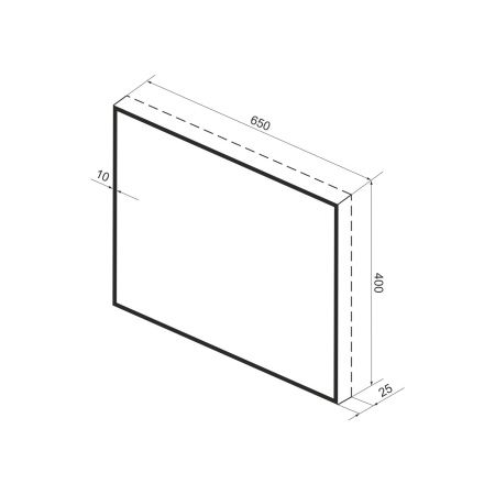 Зеркало с фоновой LED-подсветкой Wellsee 7 Rays' Spectrum 172200810