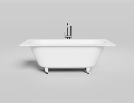 Ванна встраиваемая Salini ORNELLA AXIS KIT 170x70, S-Stone, матовый белый 104723M