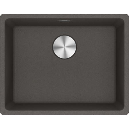 Кухонная мойка FRANKE 125.0731.690 из материала Fragranite MRG 110-52, грифельный серый  (в комплекте стоп-вентиль, декоративная накладка круглой формы, сифон)