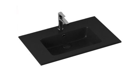 Раковина ISVEA SistemaT накладная 810*465*140 1 цвет черный матовый 10SL51081SV-2N