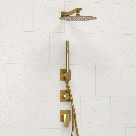 A3651.282.180.259.285.194.286  Встраиваемый комплект для душа WasserKRAFT с верхней душевой насадкой и лейкой