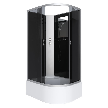 Душевая кабина Niagara Classic NG-2510-14LBK (120х80х200) высокий поддон(40см),стекло тонированное