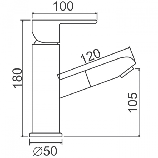 Смеситель для умывальника Ledeme H55 L1055-20