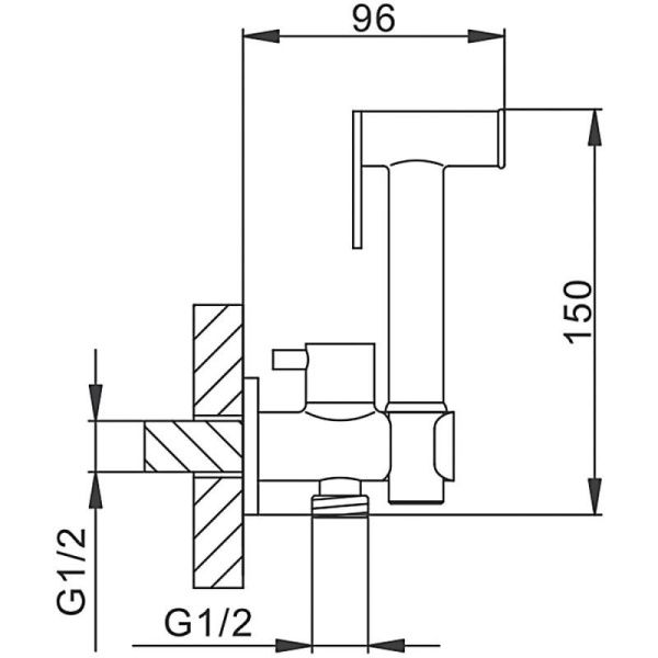 Душевой гарнитур FRAP F7501