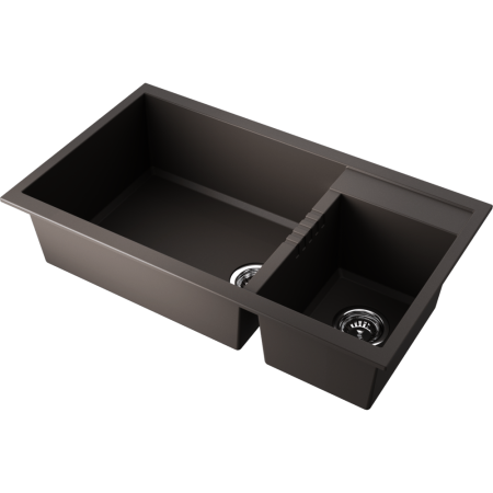 Кухонная мойка Omoikiri Tedori 86-2-LB-ES Tetogranit/espresso 4997242