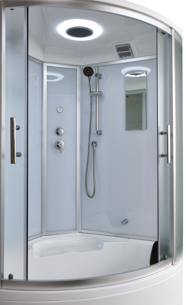 Душевая кабина Timo Standart Т-6625 Silver F  (120*120*220), турецкая баня хамам