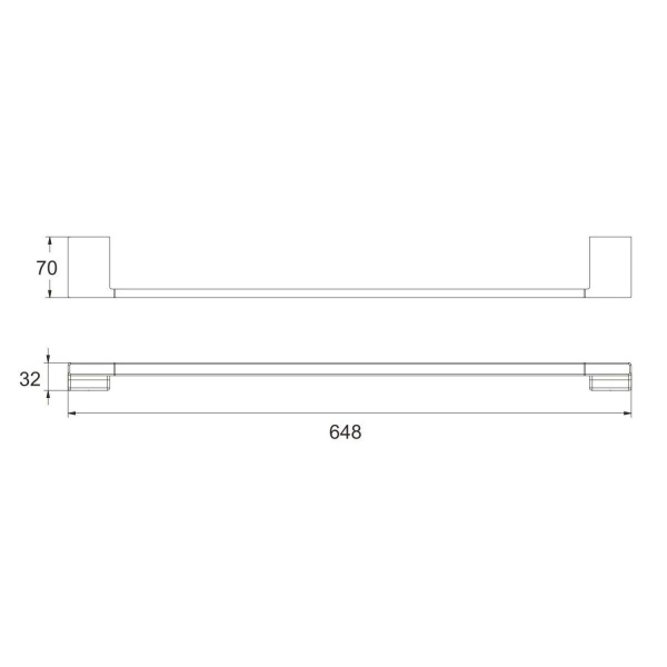 Полотенцедержатель Rose RG1817C, белый