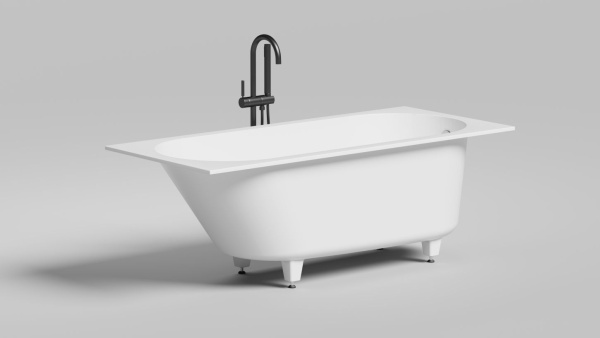 Ванна встраиваемая Salini ORNELLA 160x70, S-Sense, глянцевый белый 102316G