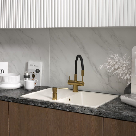 Кухонная мойка Reflection Bolero RF0574WH, белый