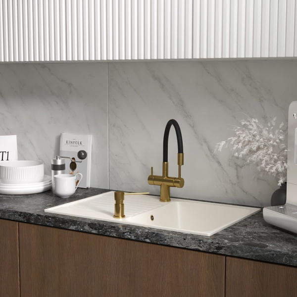 Кухонная мойка Reflection Bolero RF0574WH, белый