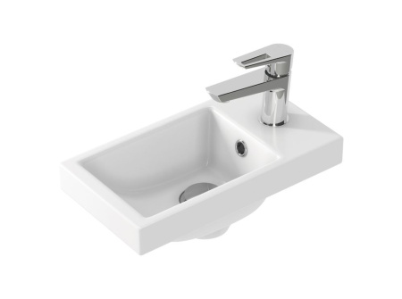 Раковина из сантехнического фарфора Taliente 40 см P-UM-COM40/1 мебельная цвет белый