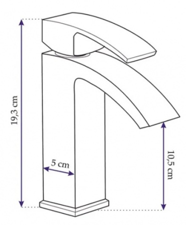 Смеситель для умывальника Rea Enzo B0113