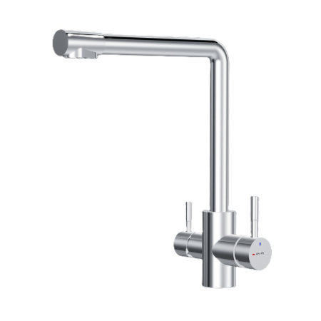 F85B05700 X-Joy S, Смеситель для кухни AM.PM с L-изливом с каналом для питьевой воды, хром