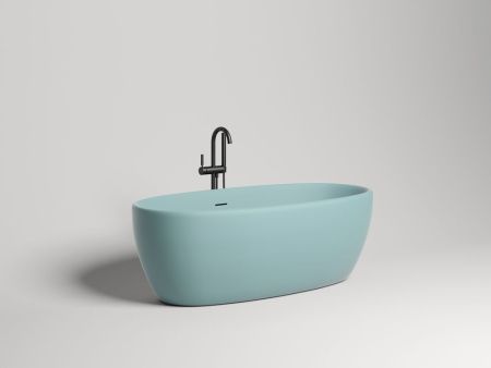 Ванна отдельностоящая Salini LUCE 170x85 покраска по RAL полностью, S-Stone, матовый 100121MF