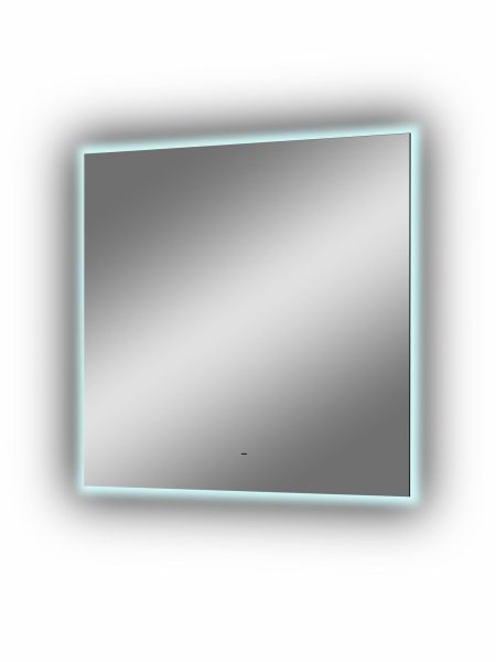 Зеркало Континент Trezhe LED 1000х1000 ореольная холодная подсветка и Б/К сенсор