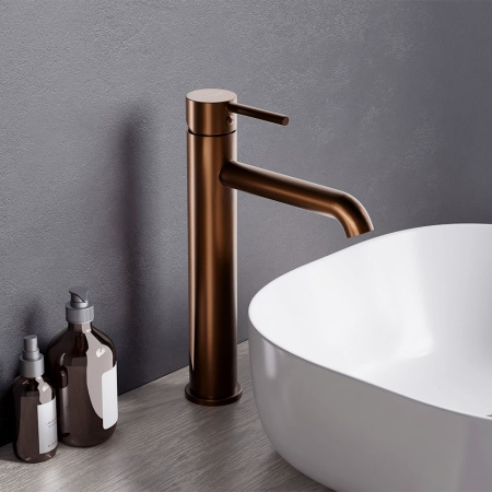 360250500 Scandinavian Pure Смеситель для раковины Damixa высокий, розовое золото