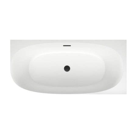 Акриловая ванна в наборе 4 в 1: пристенная ванна (правый разворот), каркас, экран, слив-перелив Wellsee Belle Spa 2.0 235803003