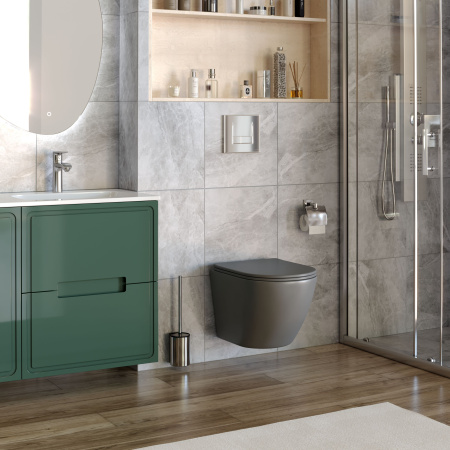 Унитаз Taliente Amato AM25010 Grigio подвесной