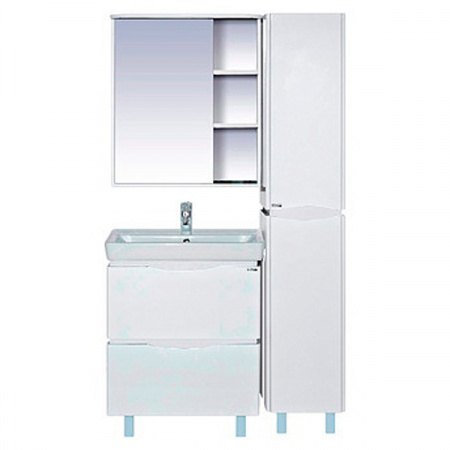 Зеркало-шкаф Misty Венера 70 лев. со светом белое П-Внр04070-01СвЛ