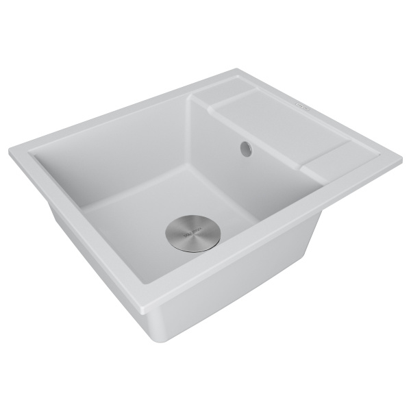 Мойка Paulmark FLUGEN 50-600 PM216050-WH 500х600х200 мм, IT-GRANIT, белый