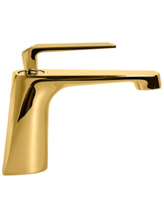 Cмеситель для раковины Hansberge H1068 Золото глянец