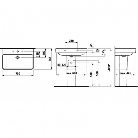 Раковина Laufen 8109670001041