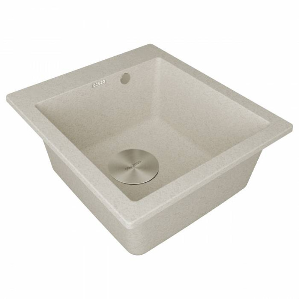 Мойка Paulmark KANTE 45 PM104651-BE 510х465х200 мм, IT-GRANIT, бежевый