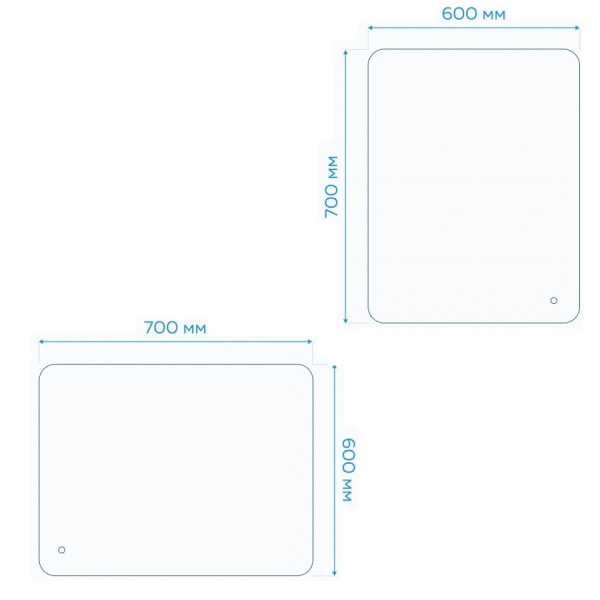 Зеркало Maretti Florenza FL146070P34EL 60x70 см